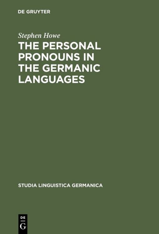 Produktbild: The Personal Pronouns in the Germanic Languages