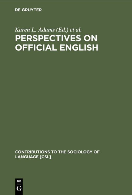 Produktbild: Perspectives on Official English