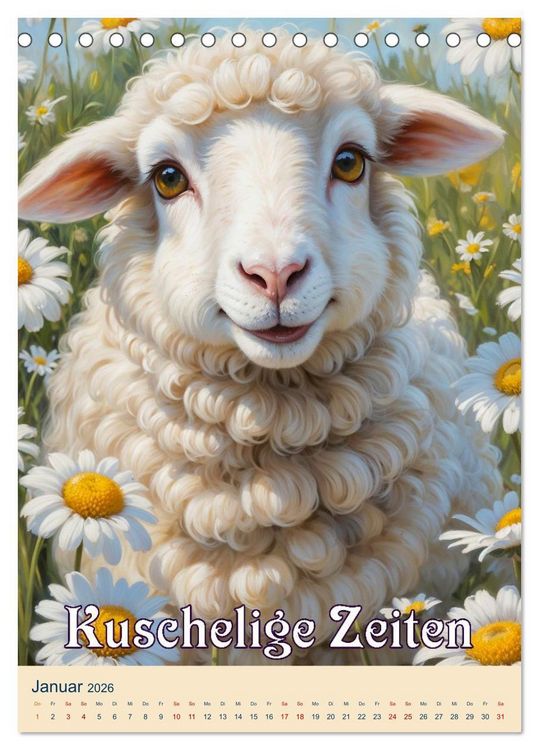 Produktbild: Tierische Leichtigkeit (Tischkalender 2026 DIN A5 hoch), CALVENDO Monatskalender