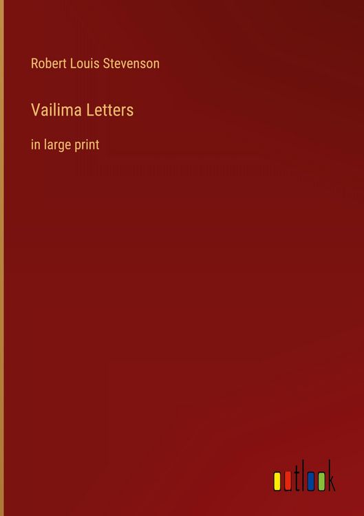 Produktbild: Vailima Letters