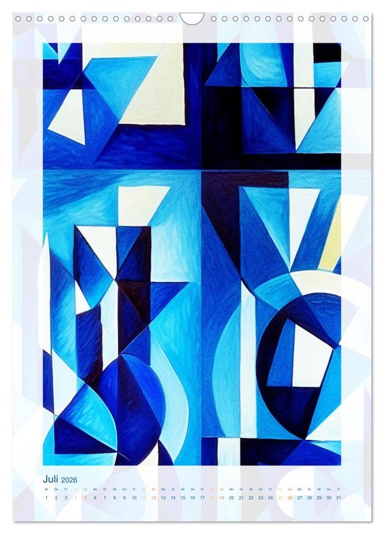 Produktbild: Licht und Schatten . Cubism Wall Art (Wandkalender 2026 DIN A3 hoch), CALVENDO Monatskalender