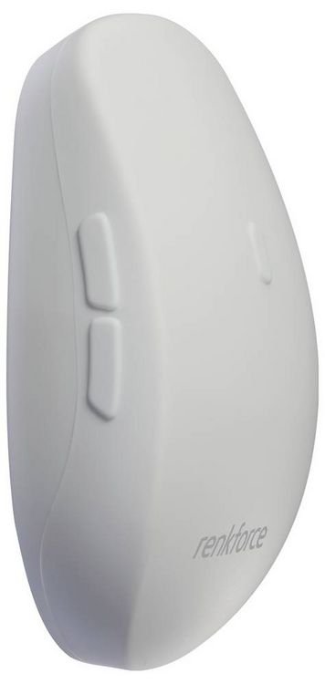 Produktbild: Renkforce RF-WRM-300 Hygiene-Maus Kabellos Optisch Wei&szlig; 5 Tasten 800 dpi, 1000 dpi, 1200 dpi Spritzwassergesch&uuml;tzt