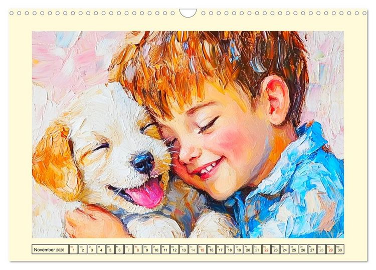 Produktbild: Mensch und Hund. Herzensverbindungen (Wandkalender 2026 DIN A3 quer), CALVENDO Monatskalender