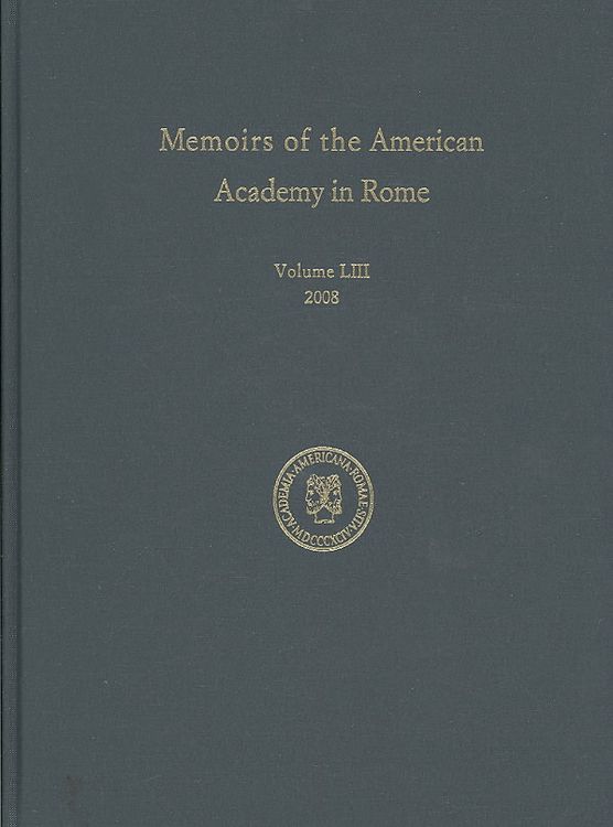 Produktbild: Memoirs of the American Academy in Rome v. 53
