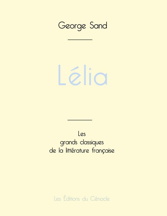 Produktbild: L&eacute;lia de George Sand (&eacute;dition grand format)