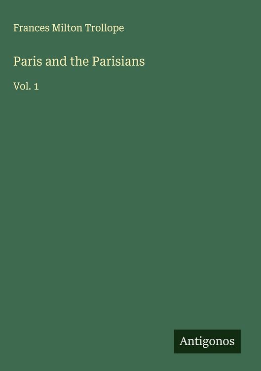 Produktbild: Paris and the Parisians