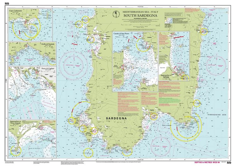 Produktbild: M9 South Sardegna, Imray Chart