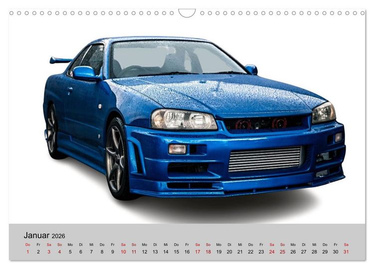 Produktbild: Japanische Oldtimer (Wandkalender 2026 DIN A3 quer), CALVENDO Monatskalender