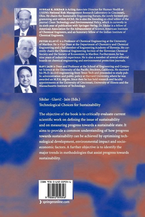 Produktbild: Technological Choices for Sustainability