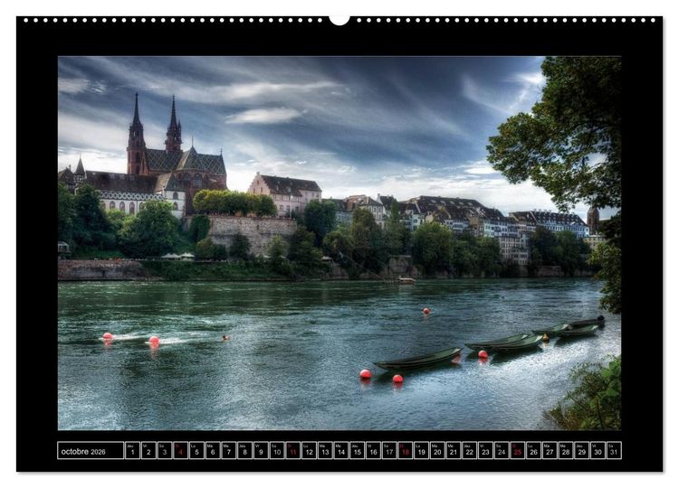 Produktbild: Paysages suisses (Calendrier mural 2026 DIN A2 vertical) calendrier de bureau