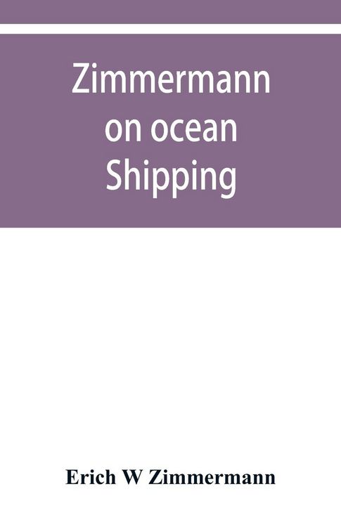 Produktbild: Zimmermann on ocean shipping