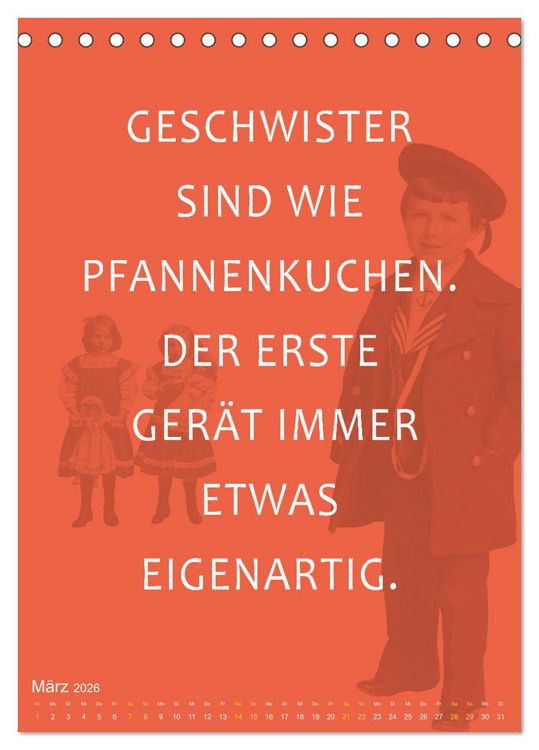 Produktbild: Willkommen im Familienalltag (Tischkalender 2026 DIN A5 hoch), CALVENDO Monatskalender