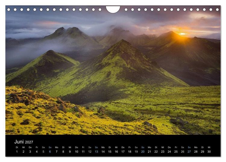 Produktbild: Traumziel Island 2027 (Wandkalender 2027 DIN A4 quer), CALVENDO Monatskalender