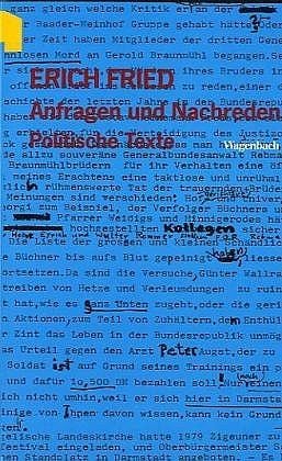 Produktbild: Anfragen und Nachreden