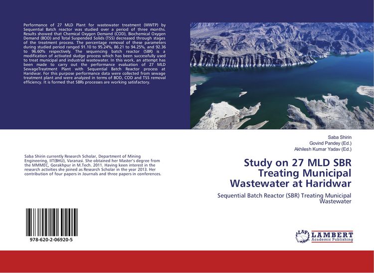Produktbild: Study on 27 MLD SBR Treating Municipal Wastewater at Haridwar