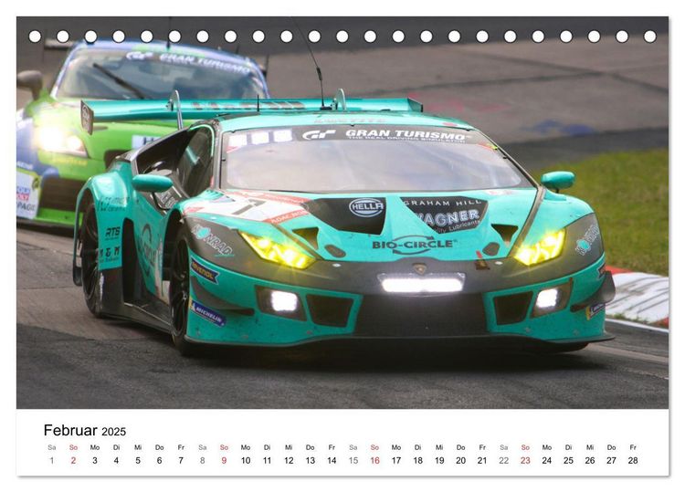 Produktbild: Motorsport aus Sant&rsquo;Agata (Tischkalender 2025 DIN A5 quer), CALVENDO Monatskalender