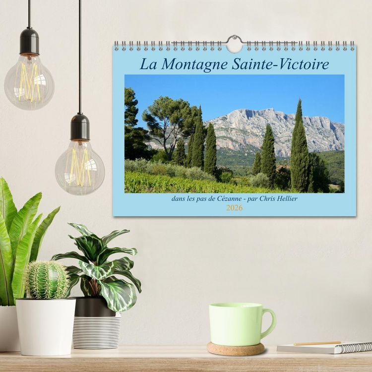 Produktbild: La Montagne Sainte-Victoire &ndash; dans les pas de C&eacute;zanne (Calendrier mural 2026 DIN A4 vertical), CALVENDO calendrier mensuel