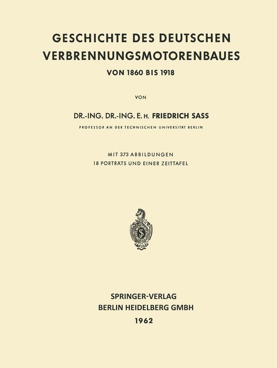 Produktbild: Geschichte des Deutschen Verbrennungsmotorenbaues