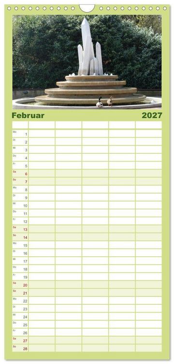 Produktbild: Familienplaner 2027 - Bad Sassendorf mit 5 Spalten (Wandkalender, 21 x 45 cm) CALVENDO