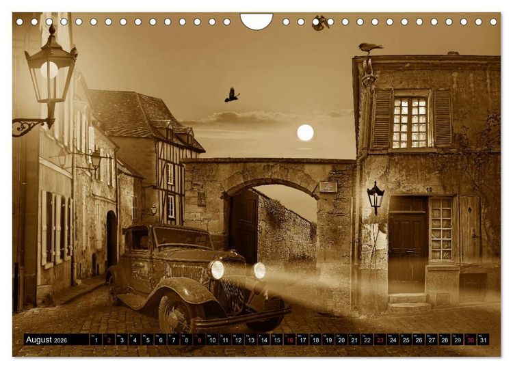 Produktbild: Nostalgie in Sepia (Wandkalender 2026 DIN A4 quer), CALVENDO Monatskalender