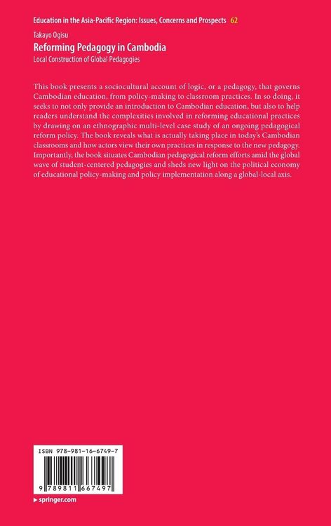 Produktbild: Reforming Pedagogy in Cambodia