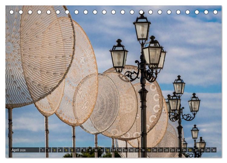 Produktbild: Apulien &ndash; Impressionen vom S&uuml;dosten Italiens (Tischkalender 2026 DIN A5 quer), CALVENDO Monatskalender
