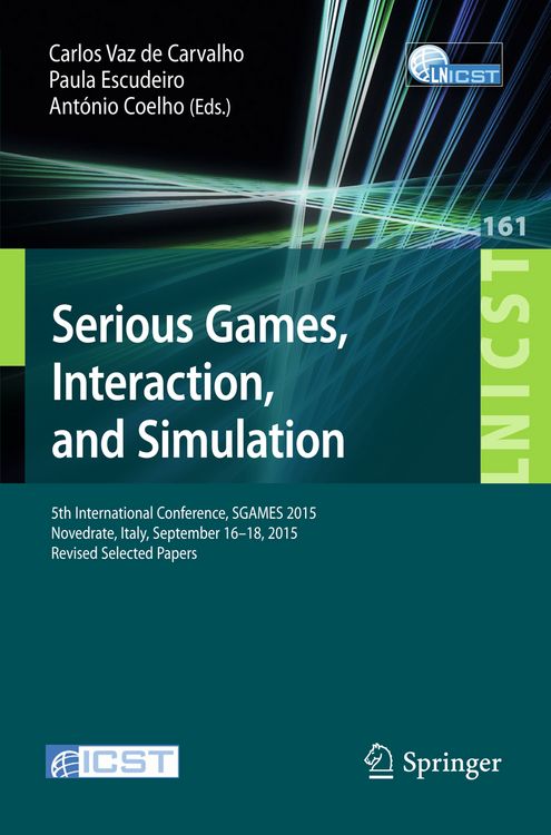 Produktbild: Serious Games, Interaction, and Simulation