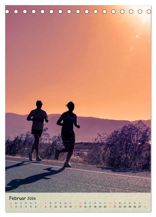 Produktbild: Joggen - mein Sport (Tischkalender 2026 DIN A5 hoch), CALVENDO Monatskalender