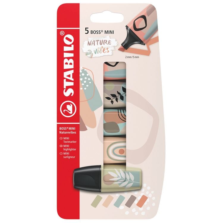 Produktbild: STABILO Textmarker BOSS MINI Naturevibes