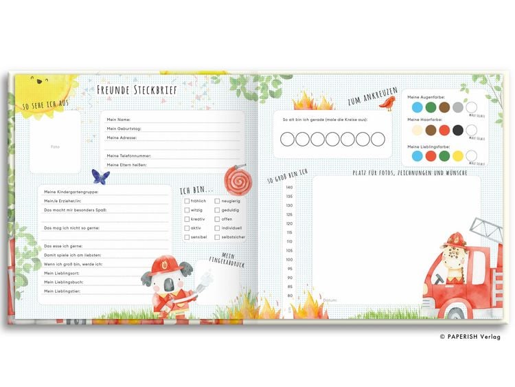 Produktbild: Kindergartenfreunde - FEUERWEHR