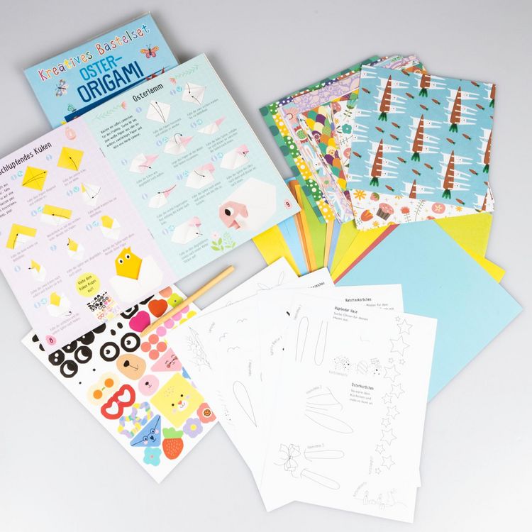 Produktbild: Bastelset f&uuml;r Kinder: Kreatives Bastelset: Oster-Origami