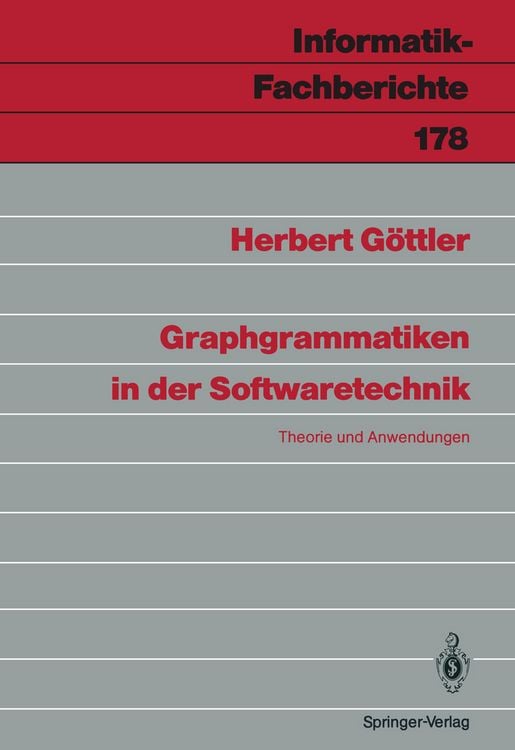 Produktbild: Graphgrammatiken in der Softwaretechnik