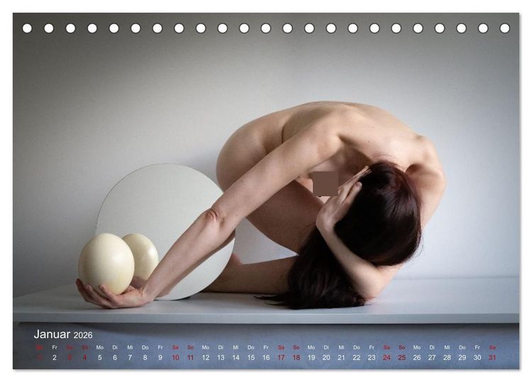 Produktbild: Spiegel-Spielereien (Tischkalender 2026 DIN A5 quer), CALVENDO Monatskalender