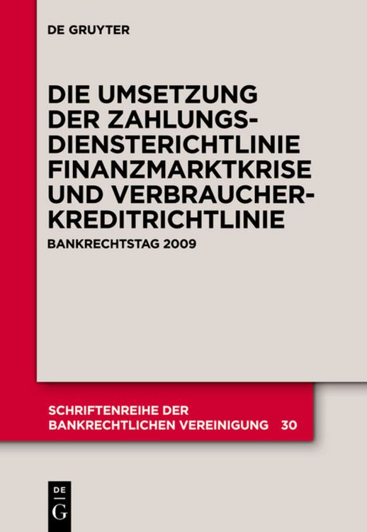 Produktbild: Die zivilrechtliche Umsetzung der Zahlungsdiensterichtlinie