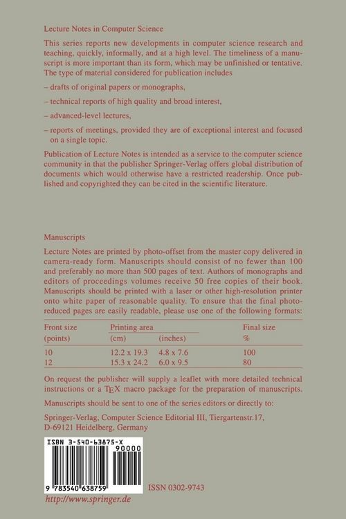 Produktbild: Advances in Computing Science - ASIAN'97