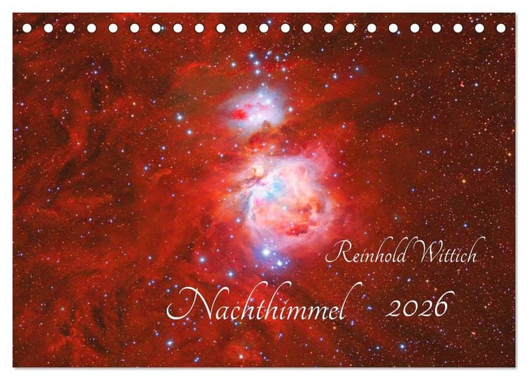 Produktbild: Nachthimmel (Tischkalender 2026 DIN A5 quer), CALVENDO Monatskalender