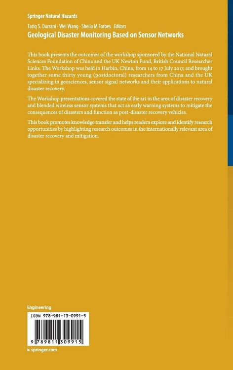 Produktbild: Geological Disaster Monitoring Based on Sensor Networks