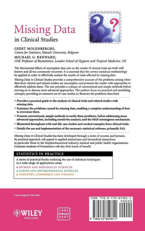 Produktbild: Missing Data in Clinical Studi