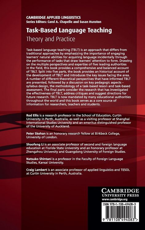 Produktbild: Task-Based Language Teaching