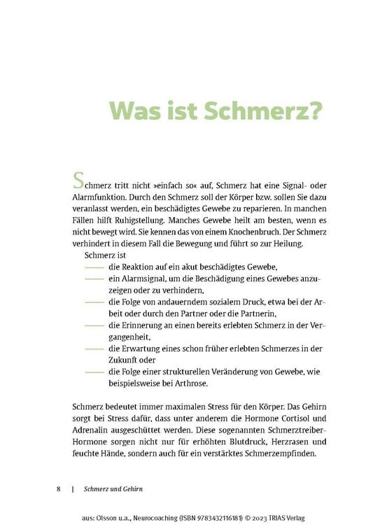Produktbild: Neurocoaching - Wie der K&ouml;rper den Schmerz vergisst