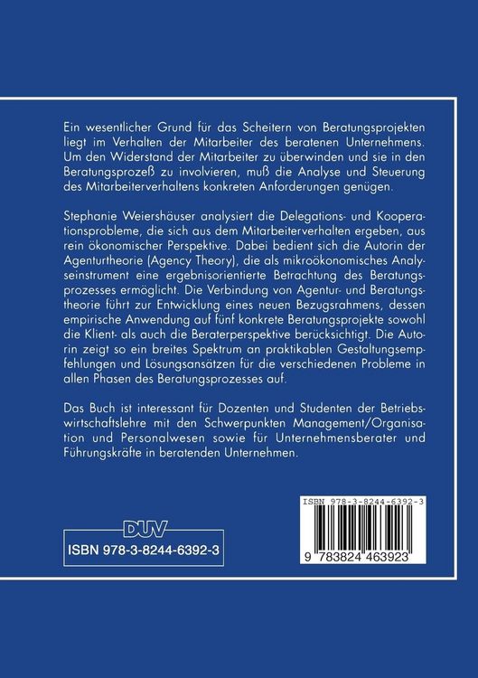 Produktbild: Mitarbeiterverhalten im Beratungsproze&szlig;