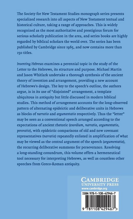Produktbild: Inventing Hebrews