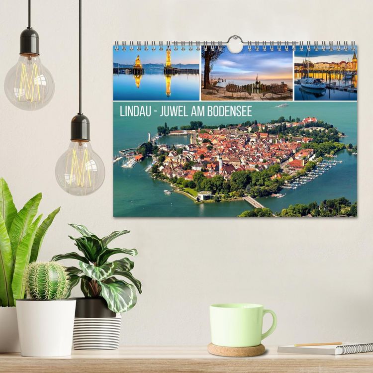 Produktbild: Lindau - Juwel am Bodensee (Wandkalender 2026 DIN A4 quer), CALVENDO Monatskalender