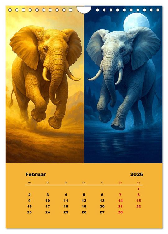Produktbild: Spiegelwildnis (Wandkalender 2026 DIN A4 hoch), CALVENDO Monatskalender