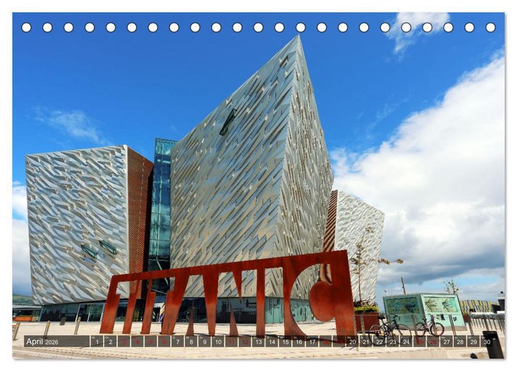 Produktbild: Nordirland und Belfast (Tischkalender 2026 DIN A5 quer), CALVENDO Monatskalender