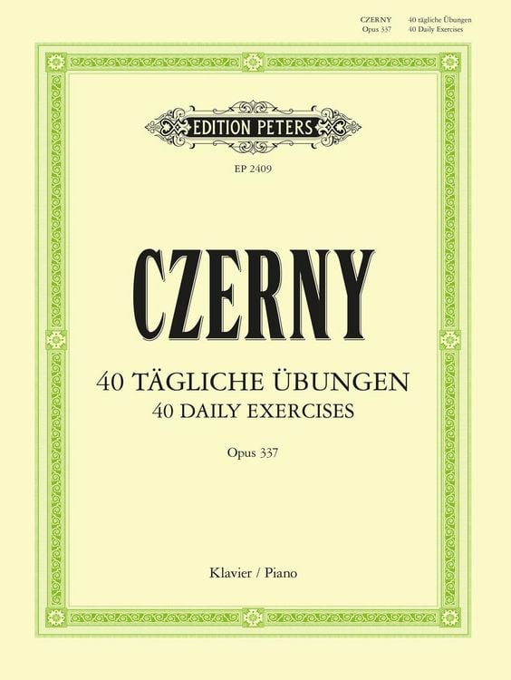 Produktbild: 40 tägliche Übungen op. 337