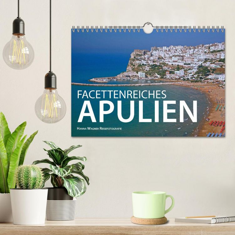Produktbild: Facettenreiches Apulien (Wandkalender 2026 DIN A4 quer), CALVENDO Monatskalender