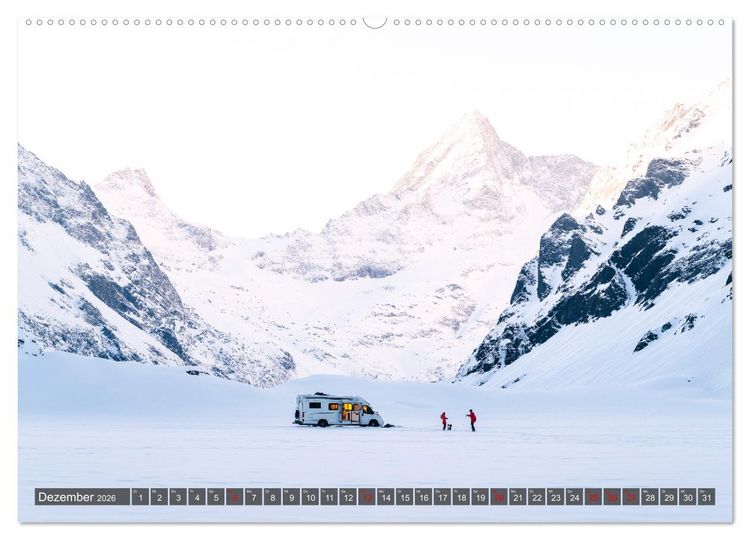 Produktbild: Abenteuer Wildcamping - Mit dem Camper um die Welt (hochwertiger Premium Wandkalender 2026 DIN A2 quer), Kunstdruck in Hochglanz