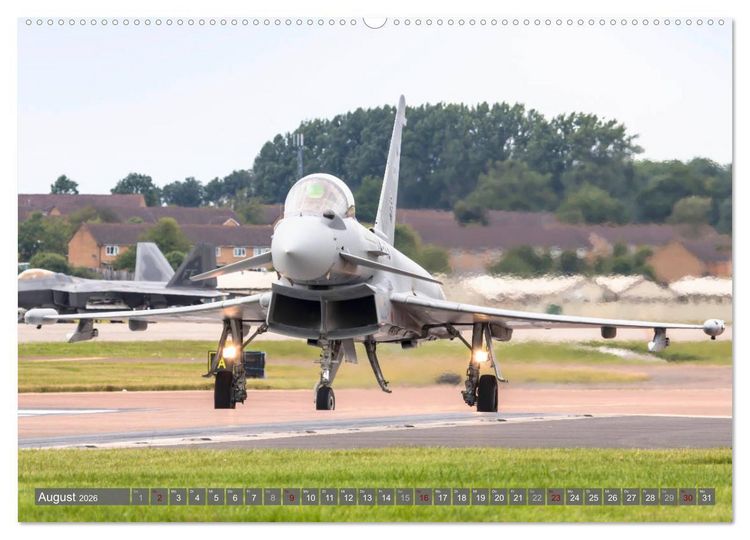 Produktbild: Milit&auml;rjets am Boden (Wandkalender 2026 DIN A2 quer), CALVENDO Monatskalender