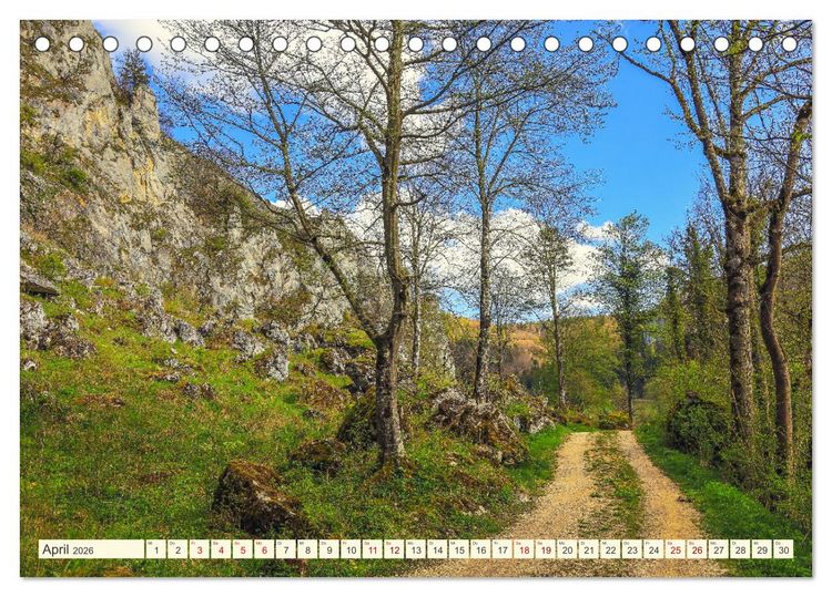 Produktbild: Impressionen aus dem Oberen Donautal (Tischkalender 2026 DIN A5 quer), CALVENDO Monatskalender
